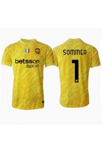 Inter Milan Yann Sommer #1 Keeper Fotballdrakt Borte Klær 2024-25 Korte ermer